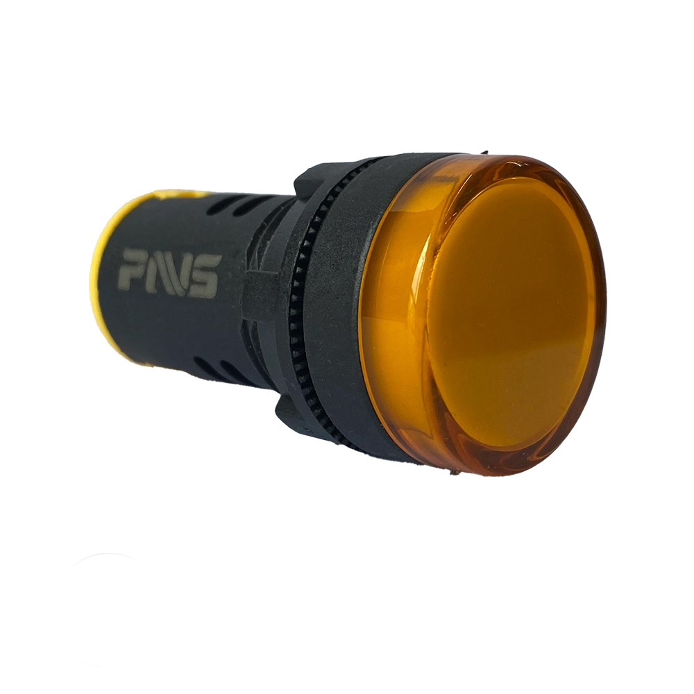 چراغ سیگنالAC/DC 220V زرد PNS
